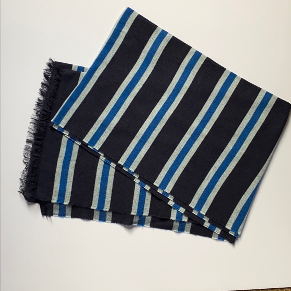 J. Crew Italian Wool Striped Scarf
